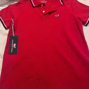 Vineyard Vines Classic Red Polo
